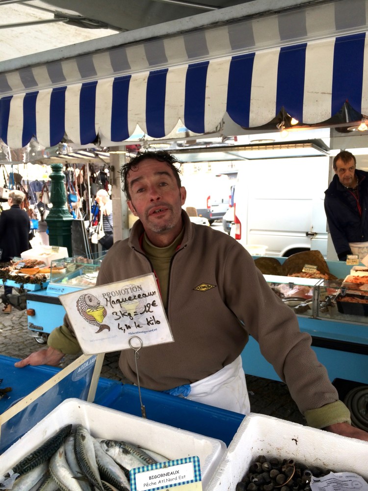 mackerel at market