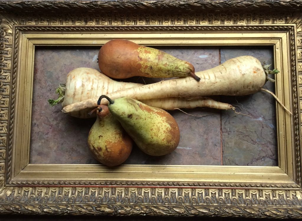 parsnips and pears