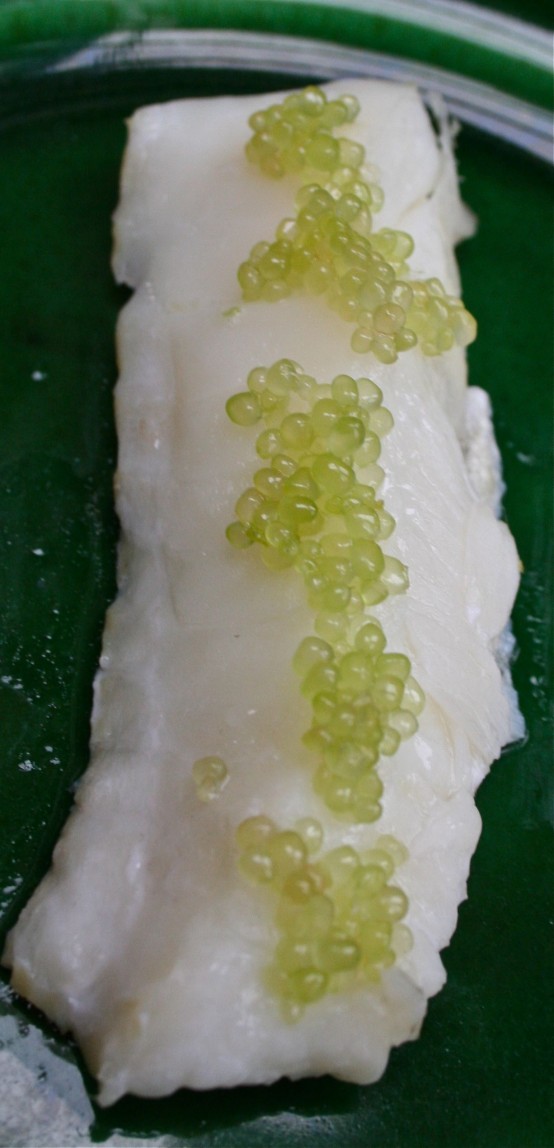 Cod with Pearls