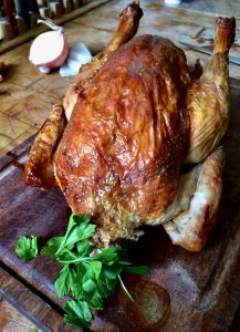 roast turkey, holidays, France, French cuisine